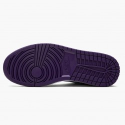 Cheap Air Jordans 1 Low Court Purple White/Black/Court Purple 553558-125