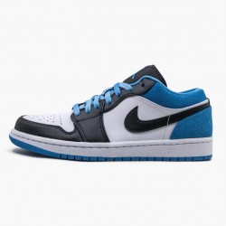 Cheap Air Jordans 1 Retro Low Laser Blue Black/Black Laser/Blue White CK3022-004