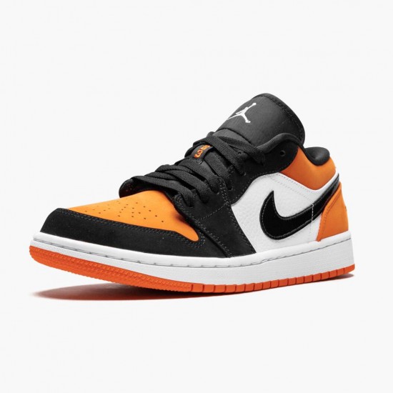 Cheap Air Jordans 1 Retro Low Shattered Backboard Black/White Starfish 553558-128