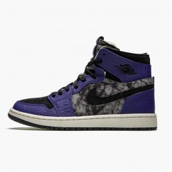 Cheap Air Jordans 1 High Zoom Air CMFT Bayou Boys Court Purple/Black Electric/Green DC2133-500