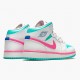 Cheap Air Jordans 1 Mid Digital Pink WhiteDigital Pink Aurora Gree 555112-102