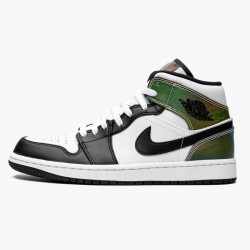 Cheap Air Jordans 1 Mid Heat Reactive White/Black/Heat Reactive DM7802-100