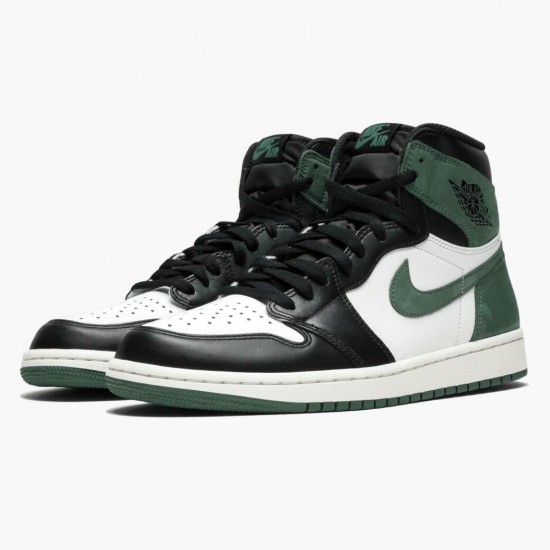 Cheap Air Jordans 1 Retro High Clay Green Summit White/Clay Green-Black 555088-135