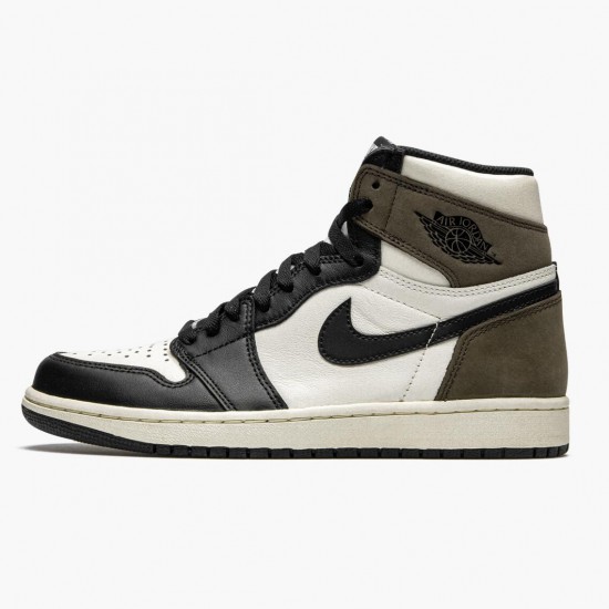 Cheap Air Jordans 1 Retro High Dark Mocha Sail/Dark Mocha Black/Black 555088-105