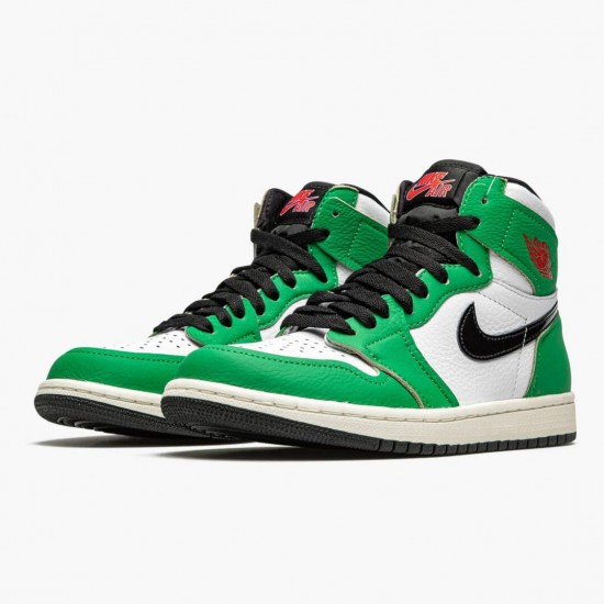 Cheap Air Jordans 1 Retro High Lucky Green Lucky Green/White/Sail/Black DB4612-300