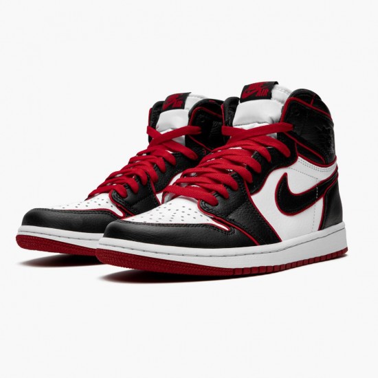 Cheap Air Jordans 1 Retro High OG Bloodline Black/Gym Red/White 555088-062