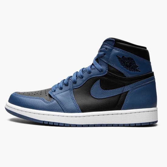 Cheap Air Jordans 1 Retro High OG Dark Marina Blue Dark Marina Blue/Black-White 555088-404