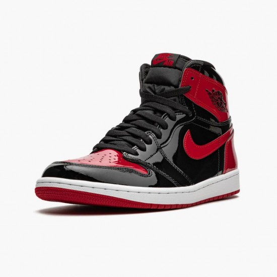 Cheap Air Jordans 1 Retro High OG Patent Bred Red Black/White/Varsity Red 555088-063