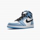 Cheap Air Jordans 1 Retro High White University Blue Black White/University Blue-Black 555088-134