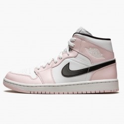 Cheap Air Jordans 1 Mid Barely Rose Barely Rose/White/Black BQ6472-500