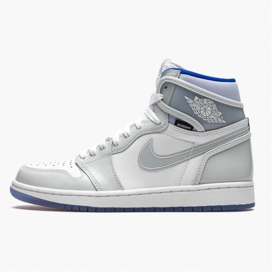 Cheap Air Jordans 1 High Zoom Racer Blue Whit/White-Racer Blue  CK6637-104