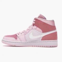 Cheap Air Jordans 1 Mid Digital Pink Digital Pink/White Pink/Foam Sail CW5379-600