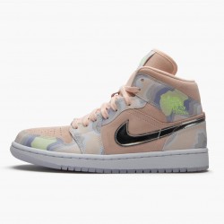 Cheap Air Jordans 1 Mid SE P(Her)spectate Washed Coral Chrome  Washed Coral/Chrome/Light Whistle CW6008-600