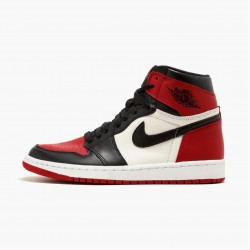 Cheap Air Jordans 1 Retro High Bred Toe Red/Black/White  555088-610