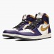 Cheap Air Jordans 1 Retro High OG Defiant SB LA to Chicago Purple/Sail University Gold Bl  CD6578-507