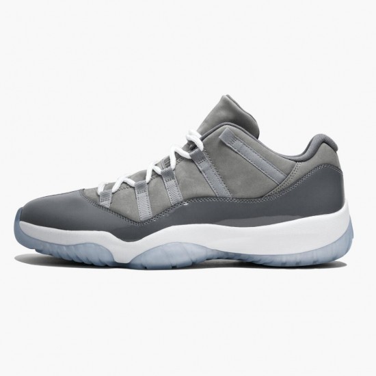 Cheap Air Jordans 11 Low Cool Grey Medium Grey/White Gunsmoke/Black 528895-003