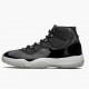 Cheap Air Jordans 11 Retro 25th Anniversary Black/Clear/White/Metallic Silver CT8012-011