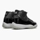 Cheap Air Jordans 11 Retro 25th Anniversary Black/Clear/White/Metallic Silver CT8012-011