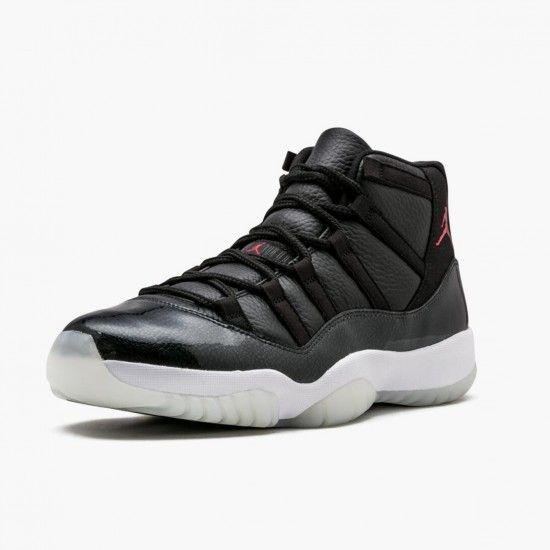 Cheap Air Jordans 11 Retro 72 10  Black Gym Red White Anthracite Black Black/Black-Varsity Red 378037-002