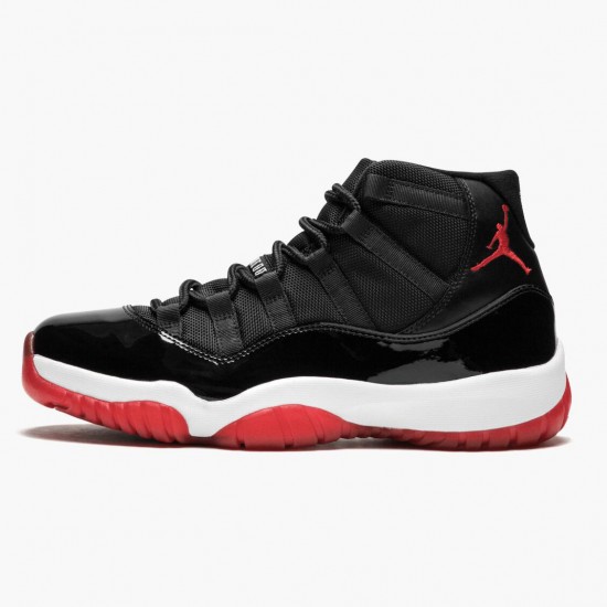 Cheap Air Jordans 11 Retro Bred Black/Varsity Red/White/Black 378037-010