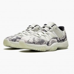 Cheap Air Jordans 11 Retro Low Snake Light Bone Light Bone/Smoke Grey/White Bl Black CD6846-002