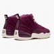 Cheap Air Jordans 12 Retro Bordeaux Bordeaux/Sail-Metallic Silver 130690-617