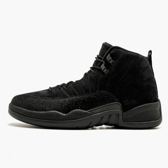 Cheap Air Jordans 12 Retro OVO Black Black/Black/Metallic Gold 873864-032