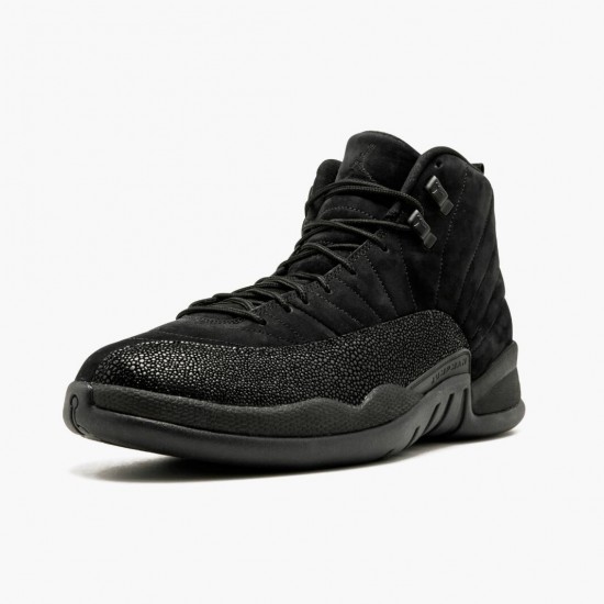 Cheap Air Jordans 12 Retro OVO Black Black/Black/Metallic Gold 873864-032