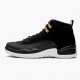 Cheap Air Jordans 12 Retro Reverse Taxi   Black/Gold White 130690-017