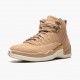 Cheap Air Jordans 12 Retro Vachetta Tan    Vachetta Tan/Metallic Gold-Sail AO6068-203