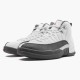 Cheap Air Jordans 12 Retro White Dark Grey   White/Dark Grey/Gym Red 130690-160