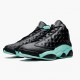 Cheap Air Jordans 13 Retro Island Green  Black/Island Green/Metallic Si  414571-030