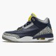 Cheap Air Jordans 3 Retro Michigan Black/University Gold Cement G AJ3-820064