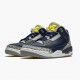 Cheap Air Jordans 3 Retro Michigan Black/University Gold Cement G AJ3-820064