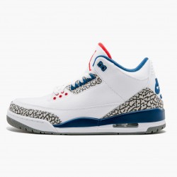 Cheap Air Jordans 3 Retro OG True Blue White/Fire Red True Blue 854262-106