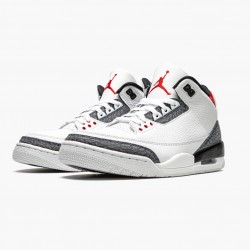 Cheap Air Jordans 3 SE DNM Fire Red White/Fire Red/Black CZ6433-100