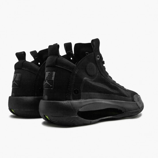 Cheap Air Jordans 34 PE "Black Cat"  Black/Black Dark/Smoke Grey BQ3381-034