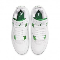 Cheap Air Jordans 4 Retro Metallic Green White/Metallic Silver Pine Green CT8527-113