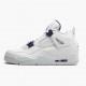 Cheap Air Jordans 4 Retro Purple Metallic White/Metallic Silver/Court Purple CT8527-115