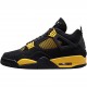 Cheap Air Jordans 4 Retro Thunder 2023 Black/Tour Yellow DH6927-017