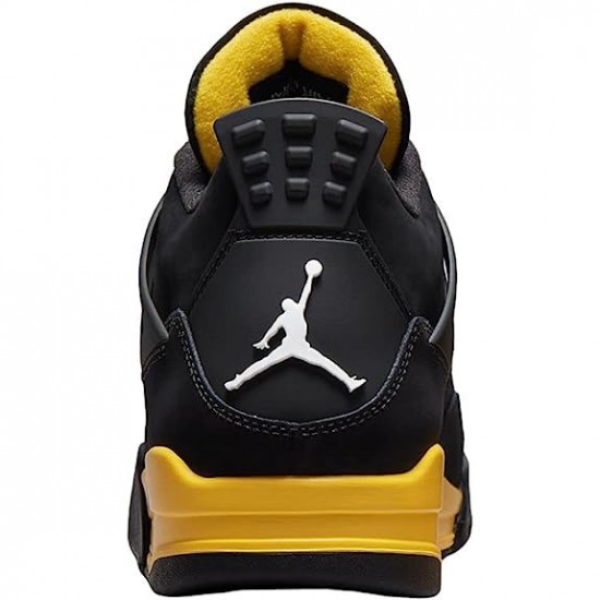 Cheap Air Jordans 4 Retro Thunder 2023 Black/Tour Yellow DH6927-017