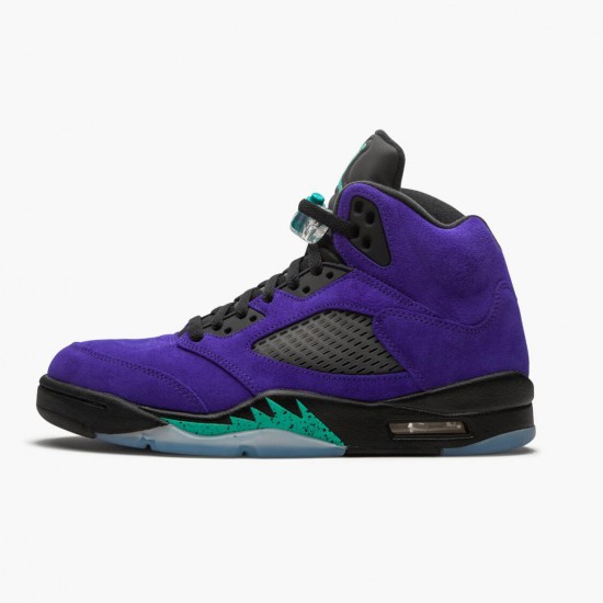 Cheap Air Jordans 5 Retro Alternate Grape Grape Ice/Black Clear New Emer 136027-500