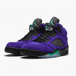 Cheap Air Jordans 5 Retro Alternate Grape Grape Ice/Black Clear New Emer 136027-500