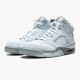 Cheap Air Jordans 5 Retro Bluebird With Silver White Photo Blue/Football Grey/Metallic Silver/White DD9336-400