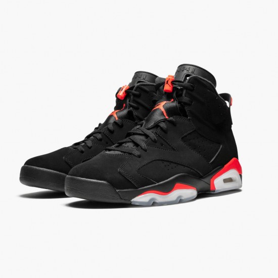 Cheap Air Jordans 6 Retro Black Infrared Black/Infrared Black 384664-060