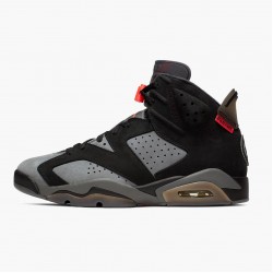 Cheap Air Jordans 6 Retro PSG Paris Saint Germain Iron Grey/Infrared 23 Black/Black CK1229-001