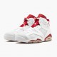 Cheap Air Jordans 6 Retro Alternate White/Gym Red/Pure Platinum Black 384664-113