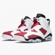 Cheap Air Jordans 6 Retro Carmine White/Carmine Black/Black 384664-160