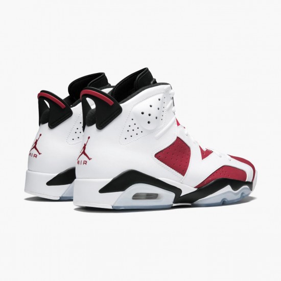 Cheap Air Jordans 6 Retro Carmine White/Carmine Black/Black 384664-160