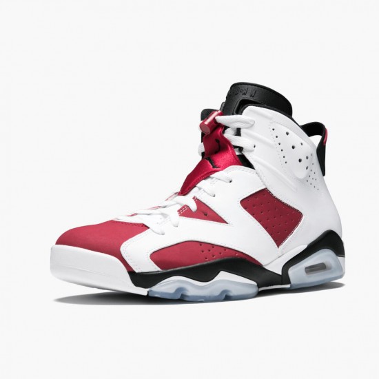 Cheap Air Jordans 6 Retro Carmine White/Carmine Black/Black 384664-160